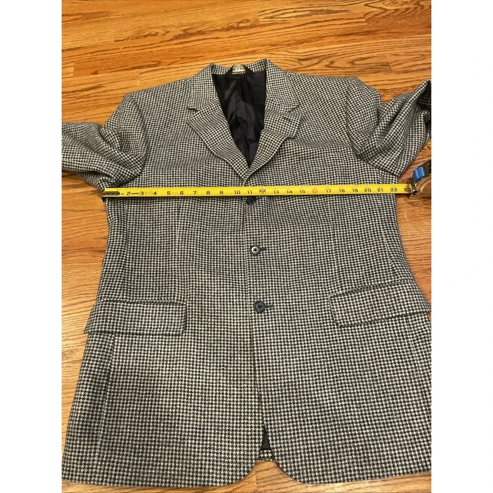 New Jos A Bank Men's 100% Camel Hair Houndstooth Blazer Size‎ 42R